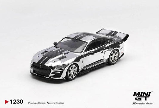 Mini GT Shelby GT500 Dragon Snake Concept Chrome Silver #1230
