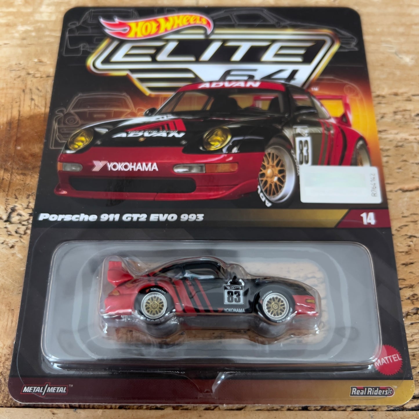 Hot Wheels Elite 64 Porsche 911 GT2 Evo 993
