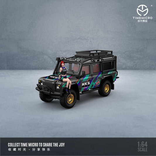 Time Micro Land Rover Defender HKS With Figure