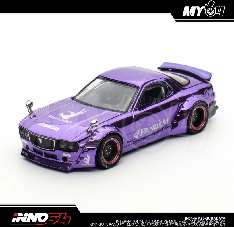 Inno64 Event Exclusive Mazda RX7 FD3S Rocket Bunny Boss Wide Body Kit ...