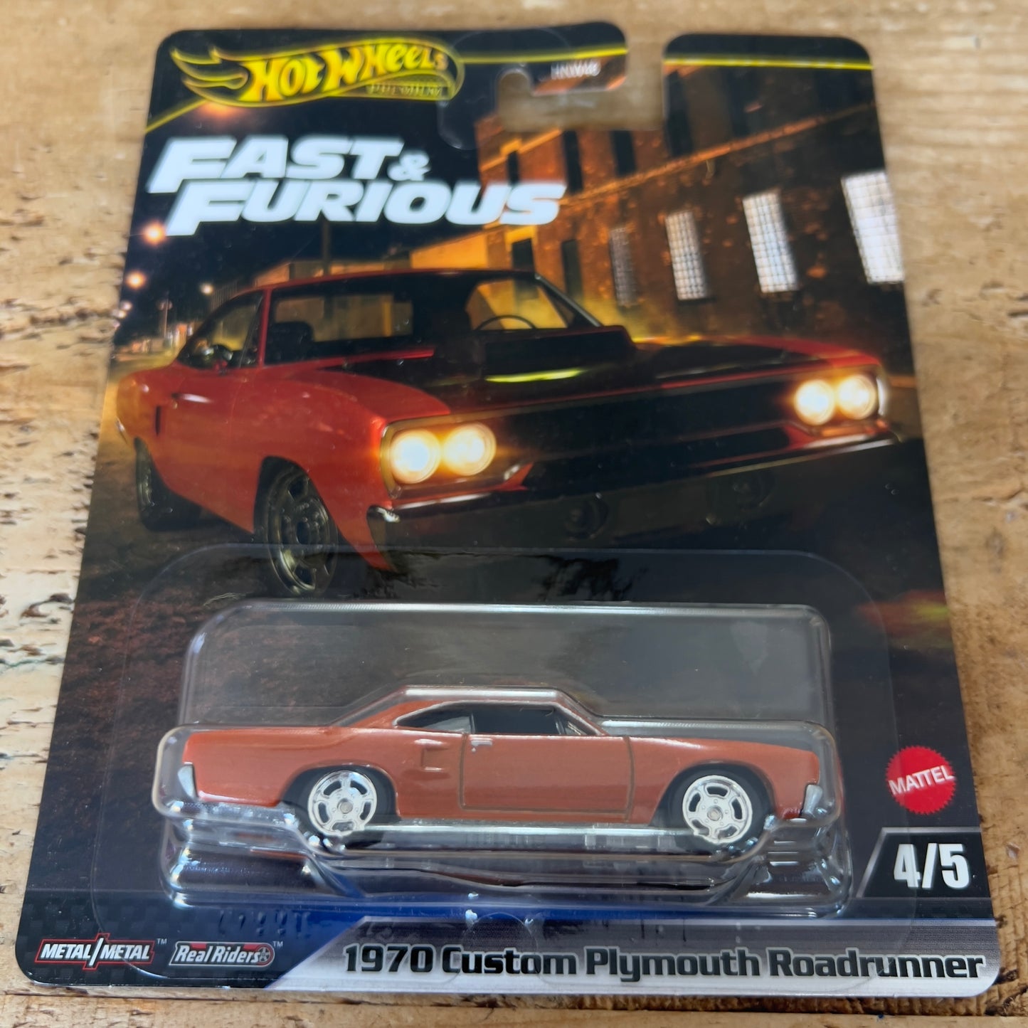 Hot Wheels Premium Fast & Furious 1971 Custom Plymouth Roadrunner