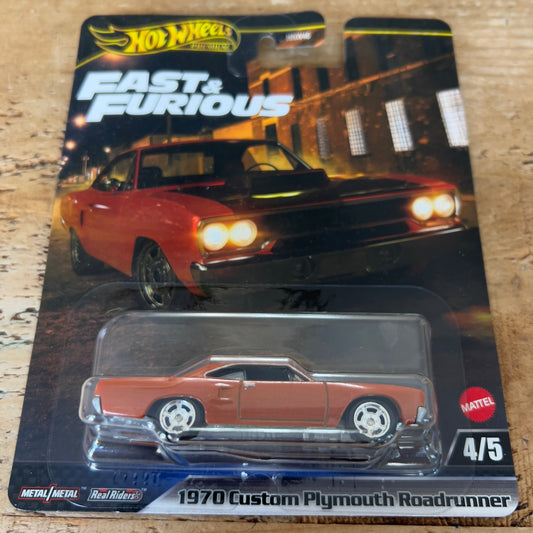 Hot Wheels Premium Fast & Furious 1971 Custom Plymouth Roadrunner