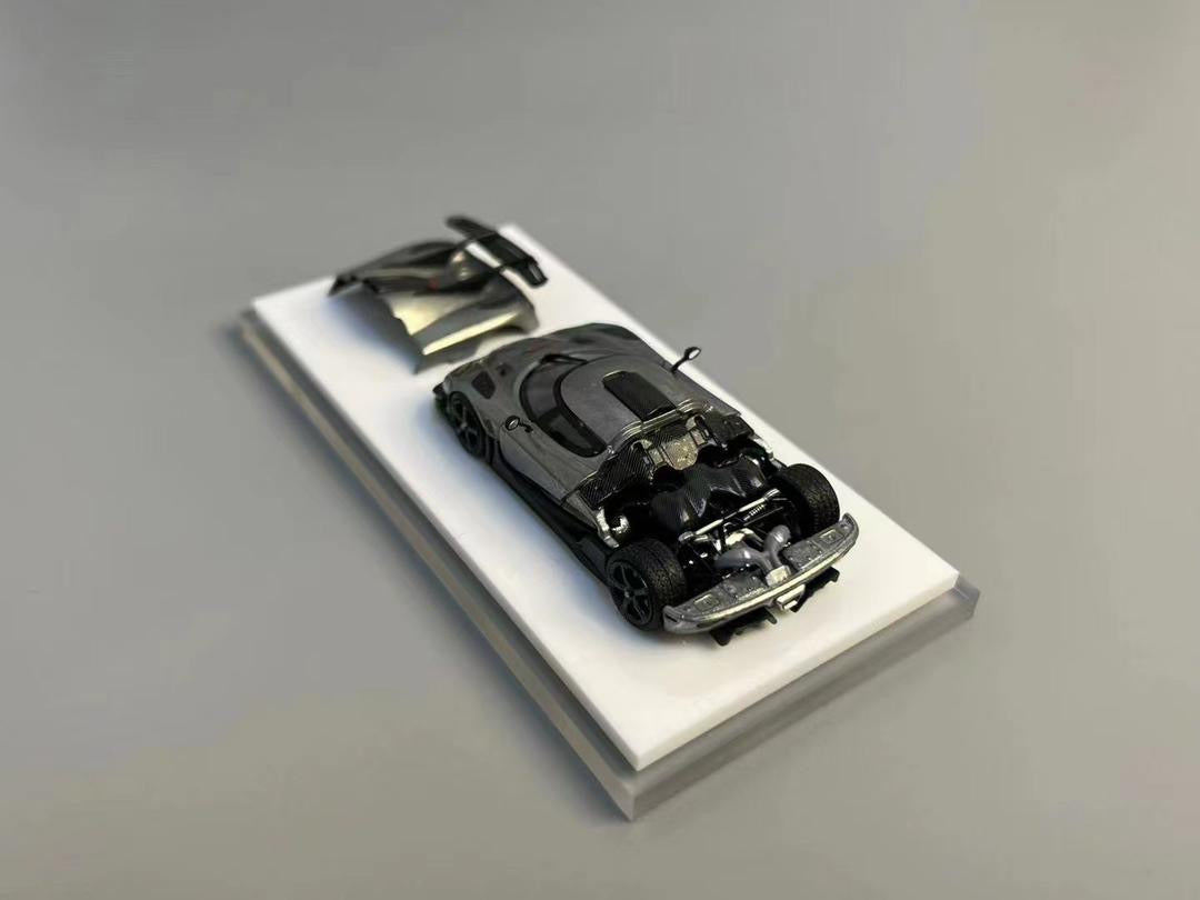 Flame Model Koenigsegg One:1 Raw Metal With Detachable Boot