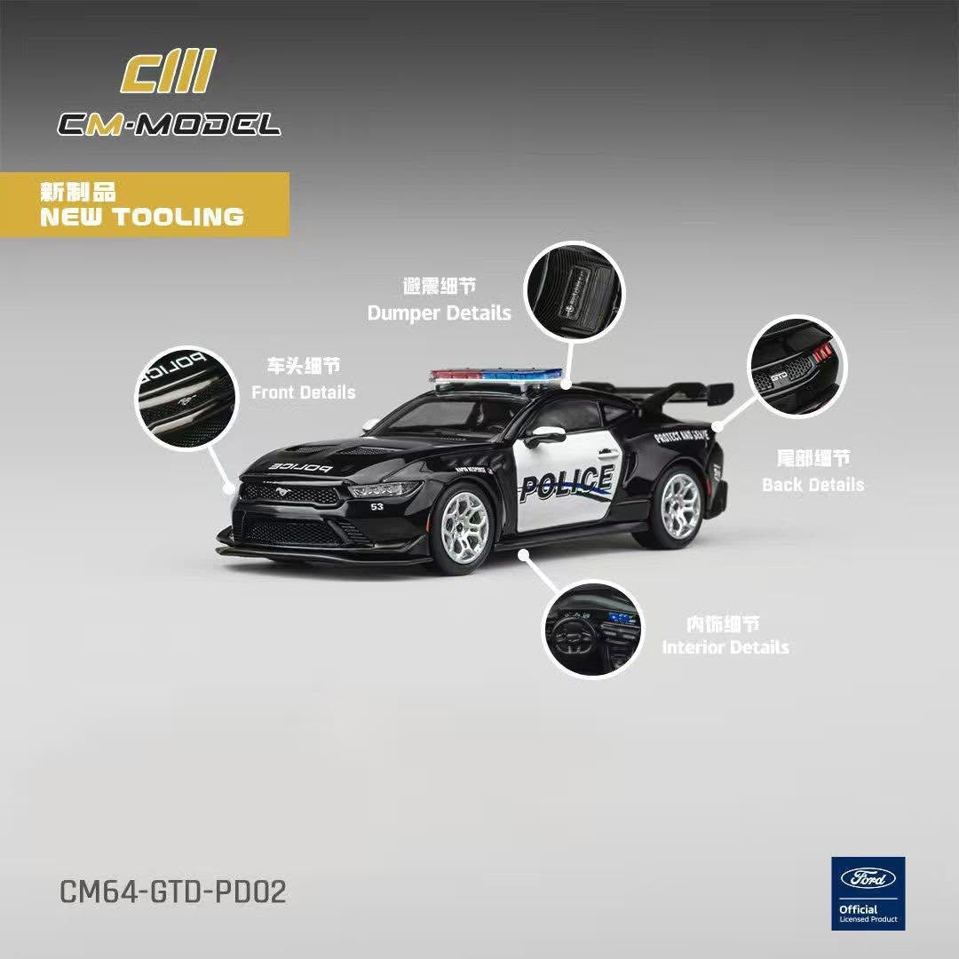 CM Model Ford Mustang GTD Police