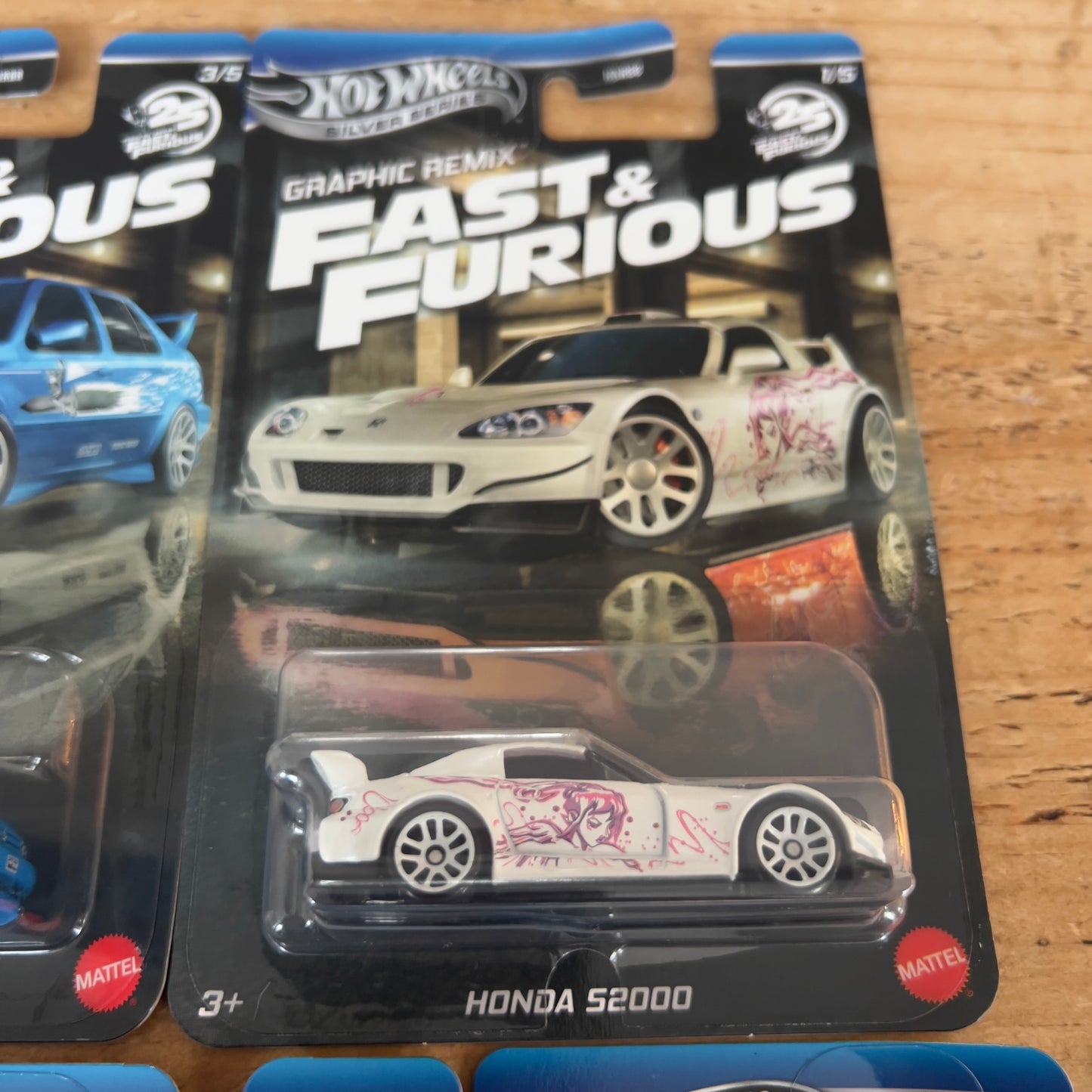Hot Wheels Silver Series Fast & Furious Full Set Of 5