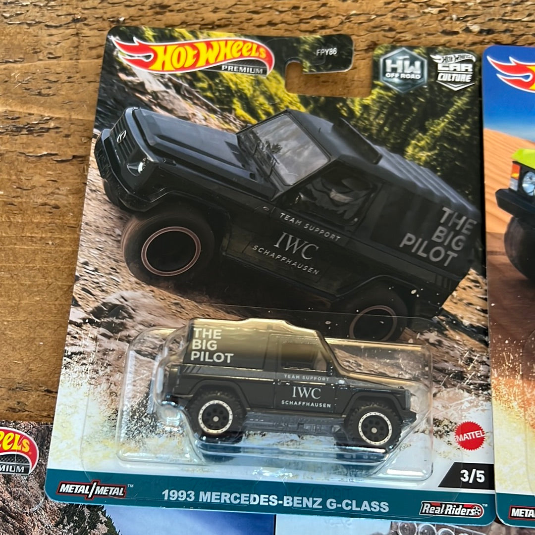 Hot Wheels Premium Off Road Full Set Of 5