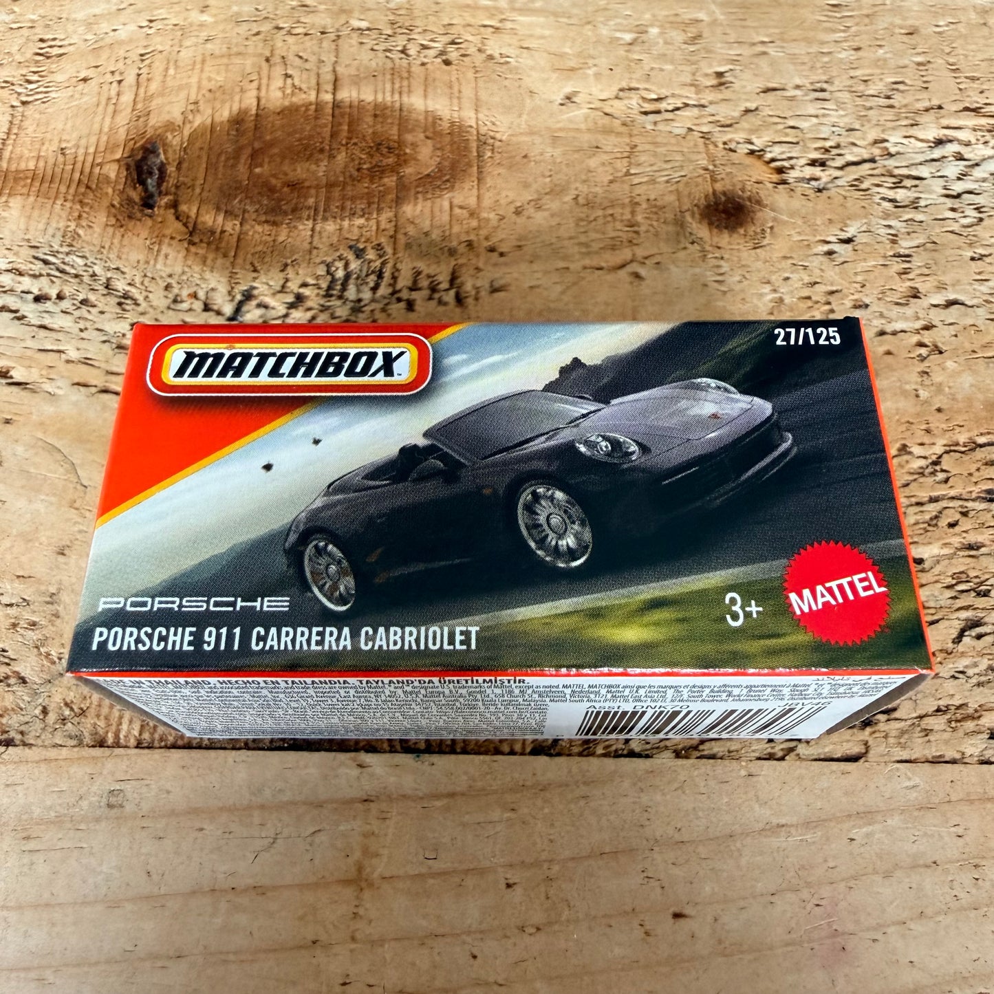 Matchbox Power Grabs Porsche 911 Carrera Cabriolet