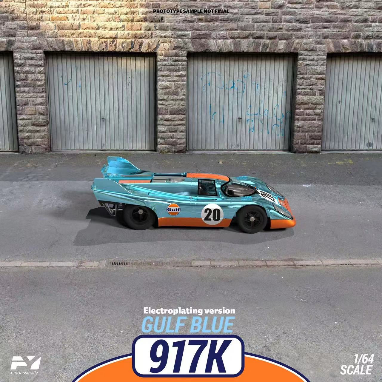 Findclassically Porsche 917 KH Gulf Electroplated
