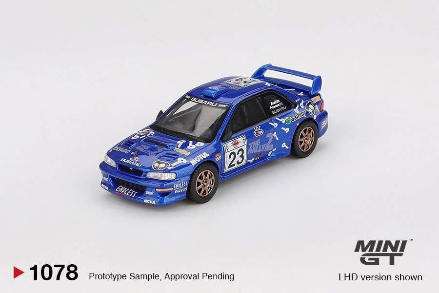 Mini GT Subaru Impreza WRC99 2000 Acropolis Rally #1078