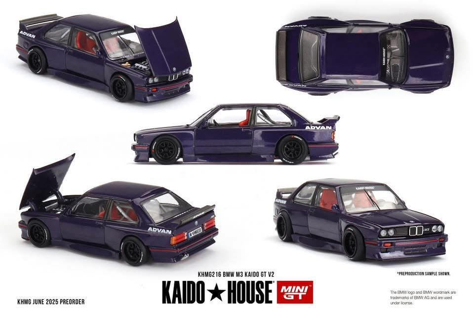 Mini GT x Kaido House BMW E30 M3 Kaido GT V2 #216