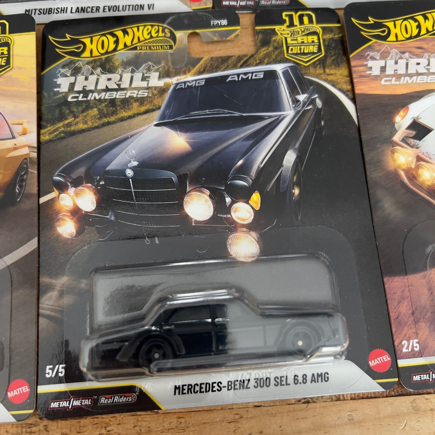 Hot Wheels Premium Thrill Climbers Full Set Of 5