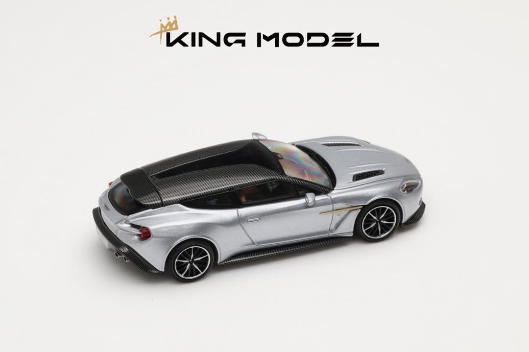 King Model Aston Martin Vanquish Zagato Shooting Brake Silver