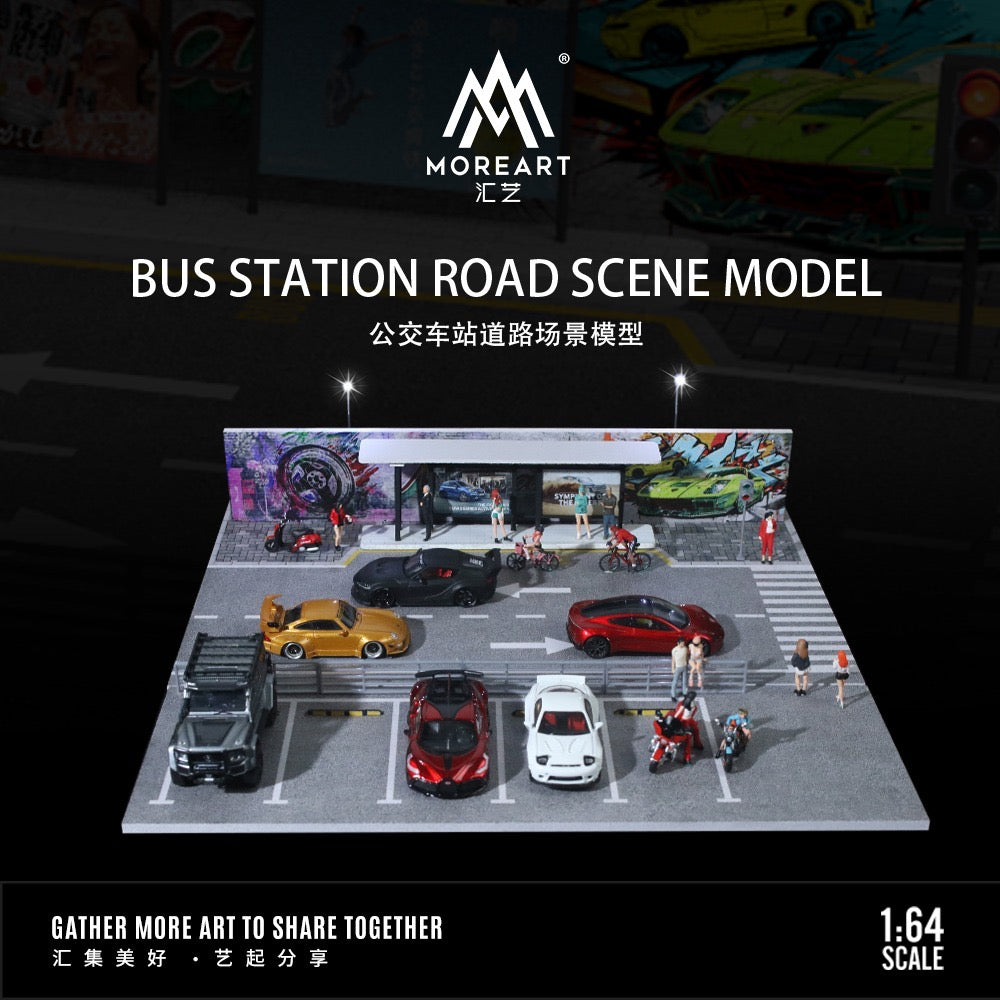 MoreArt Diorama Bus Station