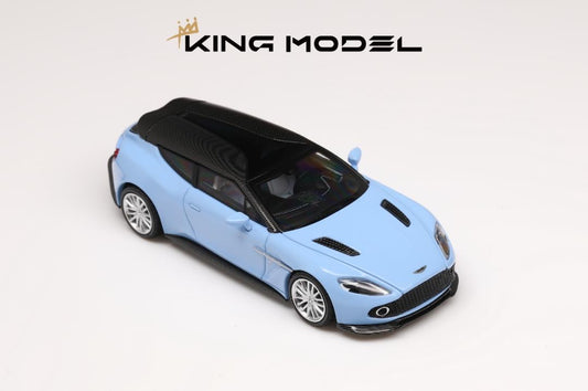 King Model Aston Martin Vanquish Zagato Shooting Brake Blue