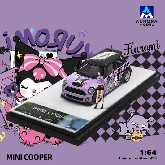 Aurora Model Kuromi Mini Cooper S With Figure