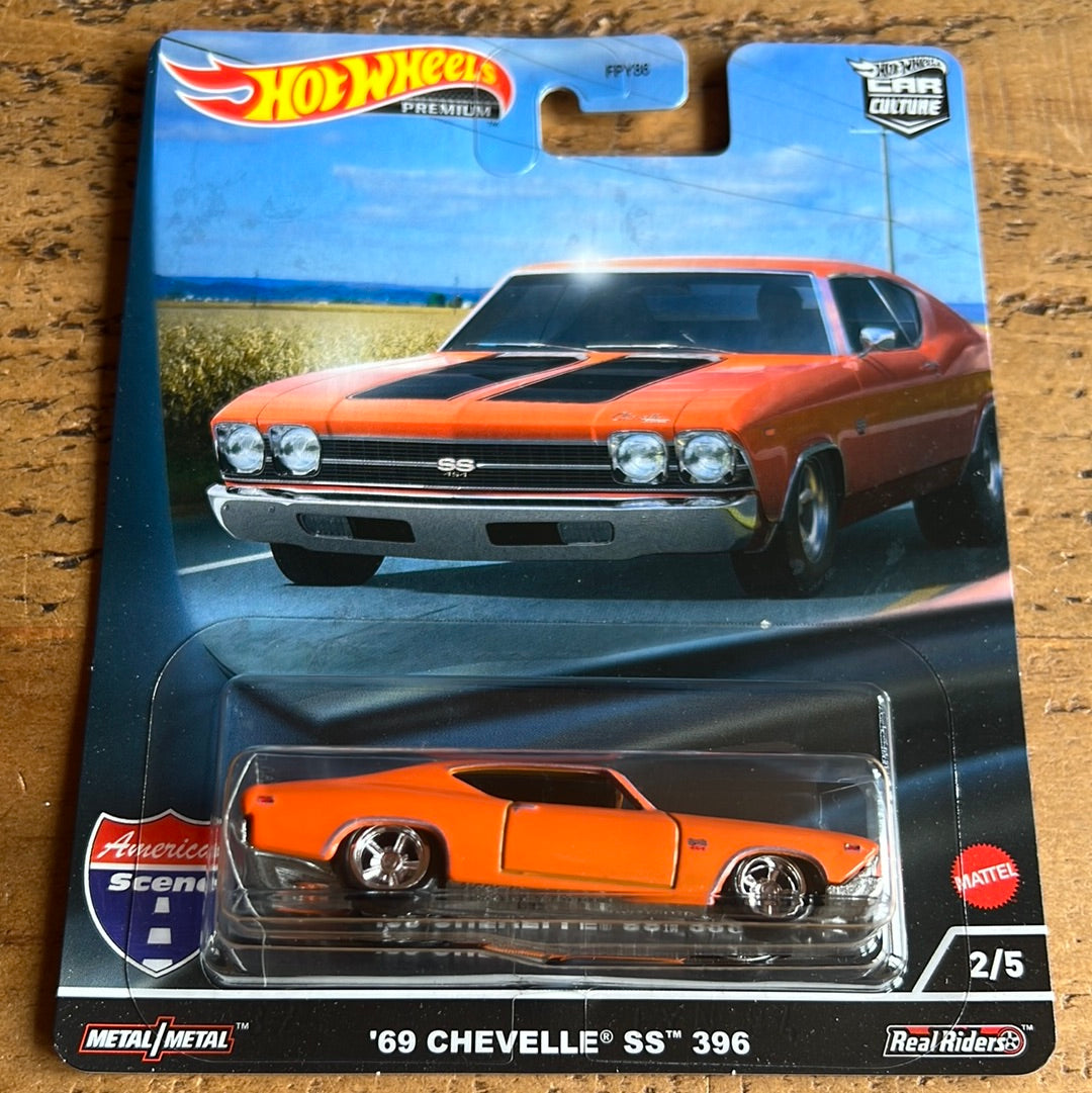 Hot Wheels Premium 69 Chevelle SS 396