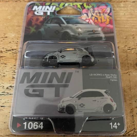 Mini GT LB Works x Abas Works Abarth 595 Fighters #1064 Blister