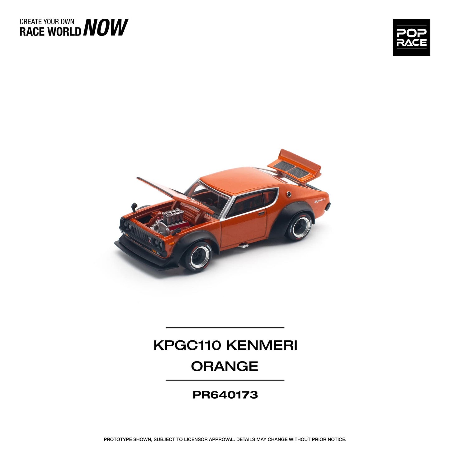 Pop Race Nissan Skyline GTR V8 Drift Kenmeri