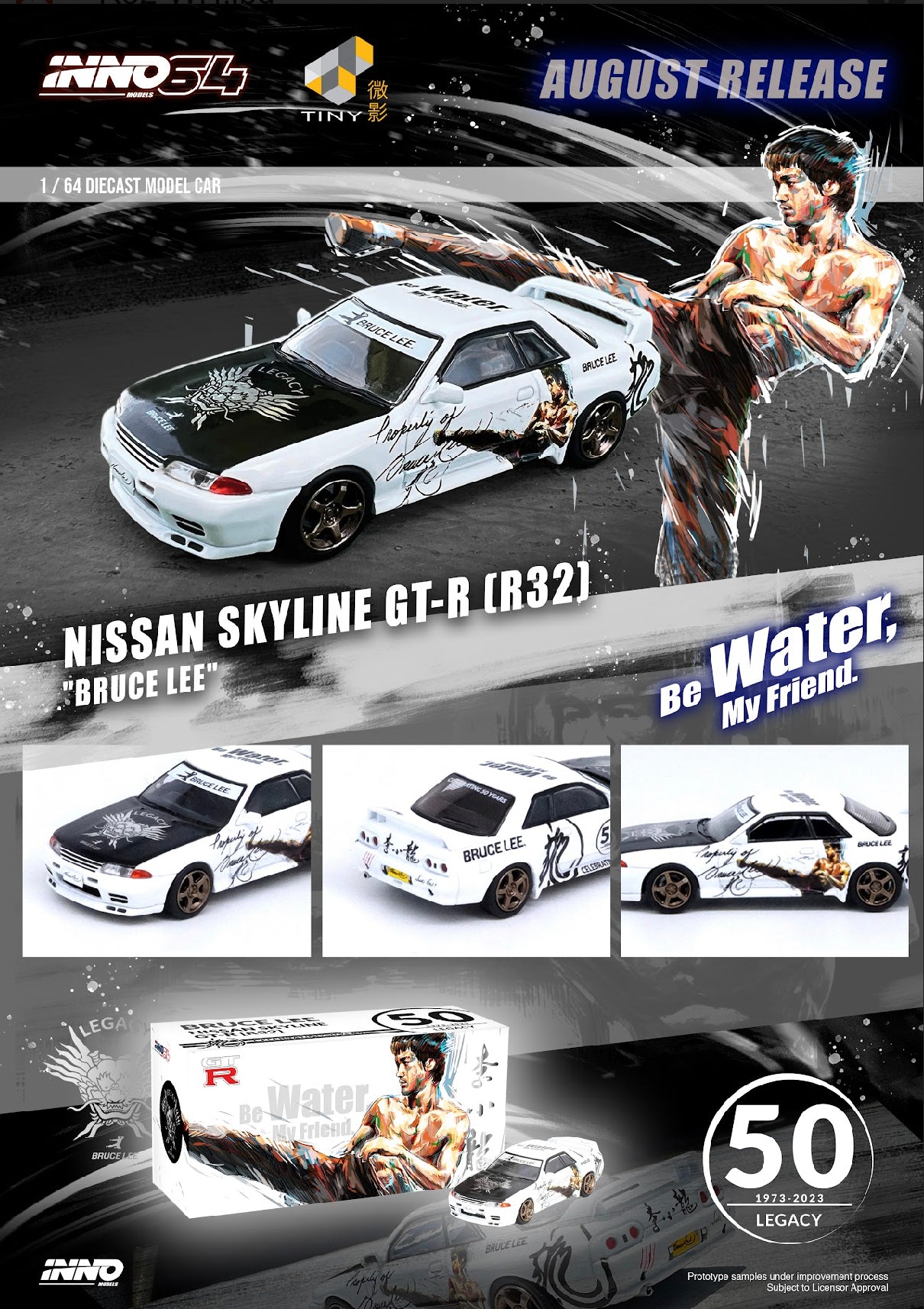 Inno64 Bruce Lee Nissan Skyline R32 GTR