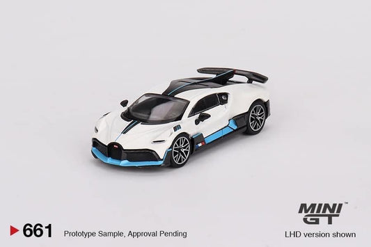 Mini GT Bugatti Divo White #661