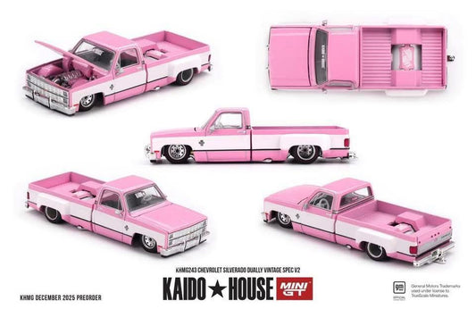 Mini GT x Kaido House Chevrolet Silverado Dually Vintage Spec V2 #243