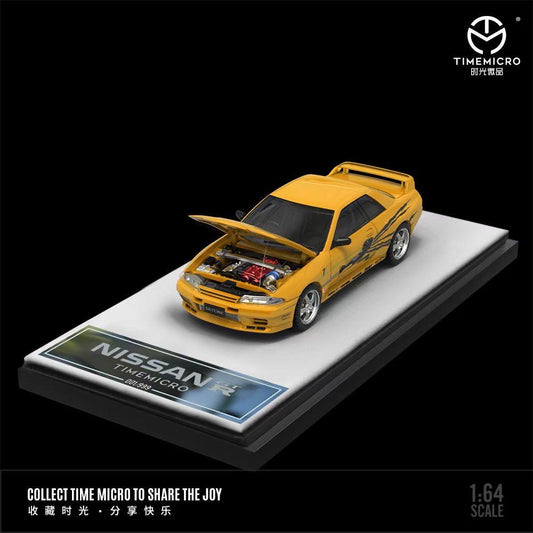 TimeMicro Fast & Furious Nissan Skyline R32 GTR Yellow