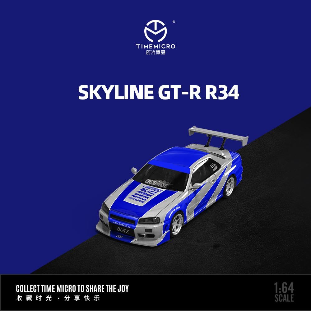 Time Micro Nissan Skyline R34 GTR Need For Speed