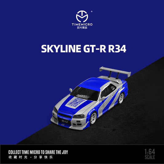 Time Micro Nissan Skyline R34 GTR Need For Speed