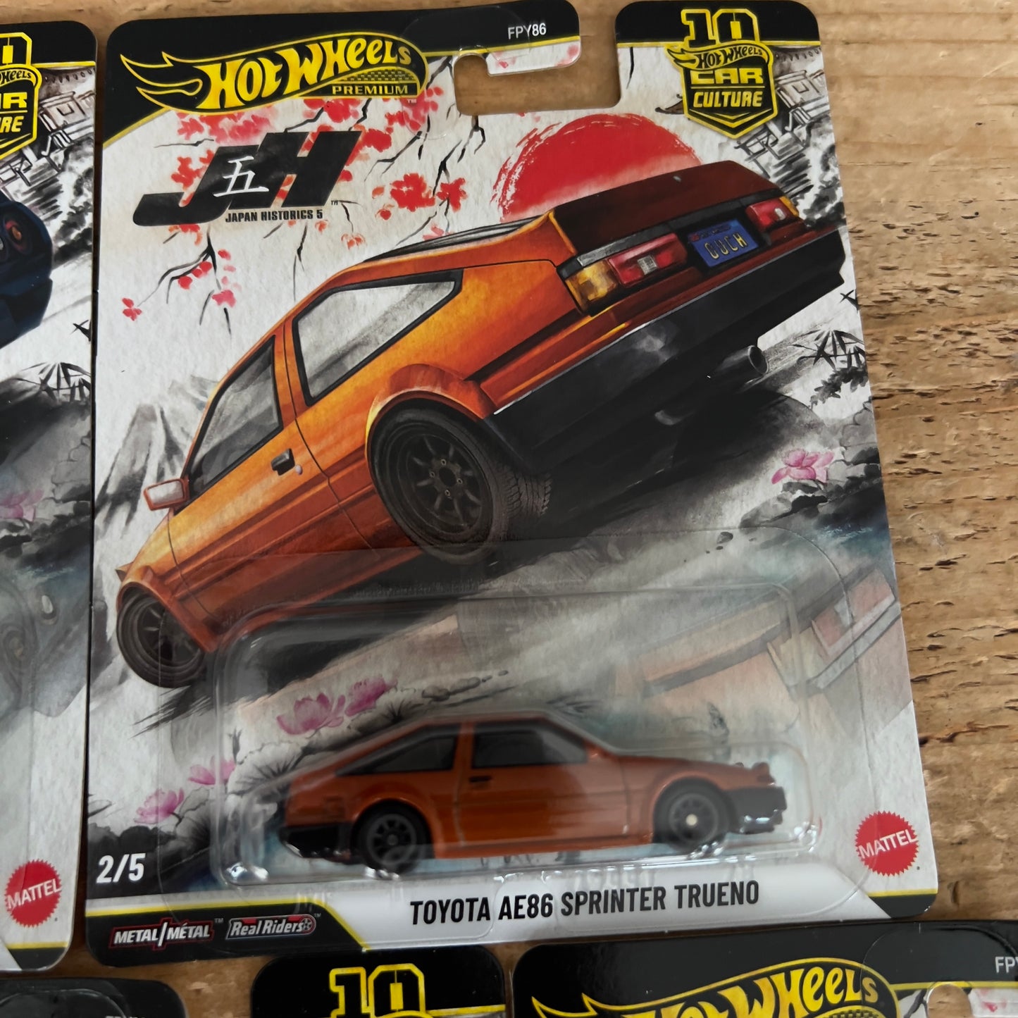 Hot Wheels Premium Japan Historics 5 Full Set Of 5