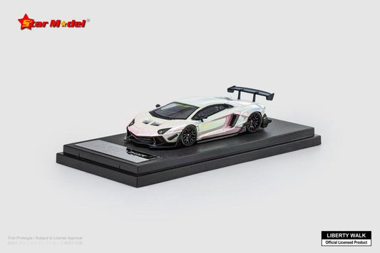 Star Model LBWK Lamborghini Aventador LP700-4 Electroplated White