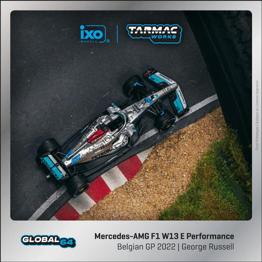 Tarmac Works x Ixo Model Mercedes-AMG F1 W13 E Performance George Russell