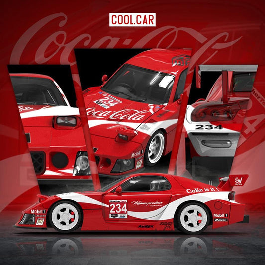 Cool Car Mazda RX7 Coca Cola