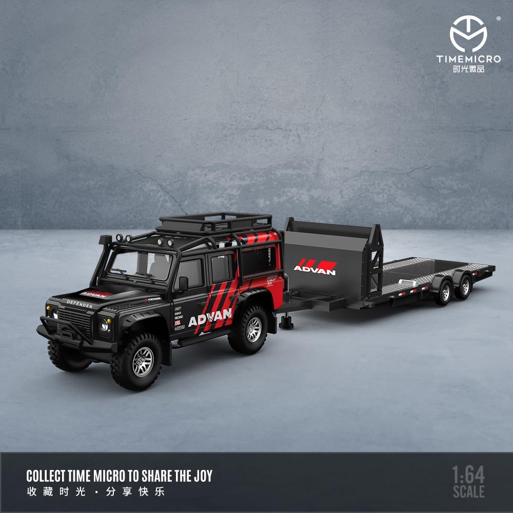 Time Micro Land Rover Defender & Trailer Advan