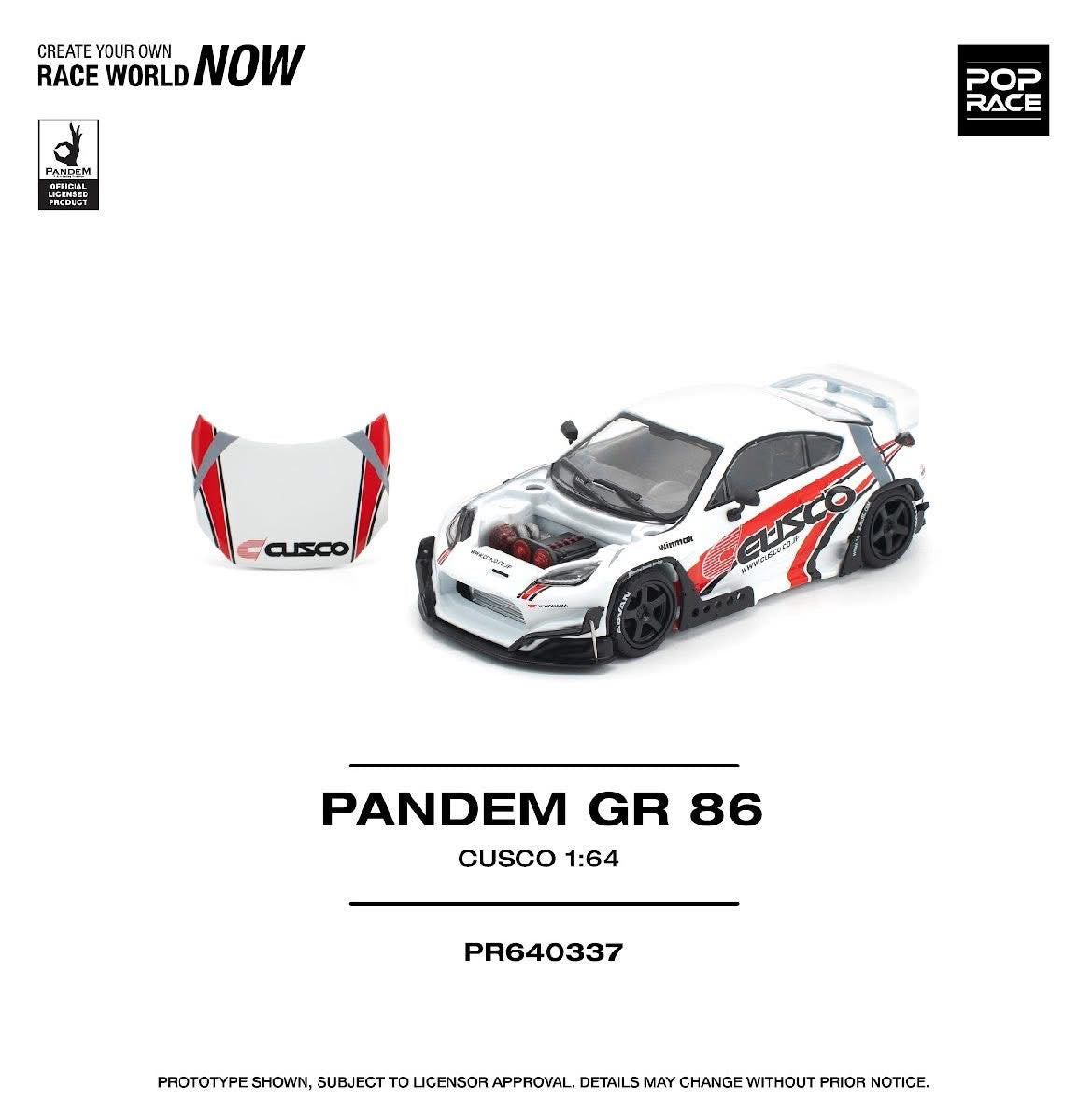 Pop Race Pandem Toyota GR86 Cusco