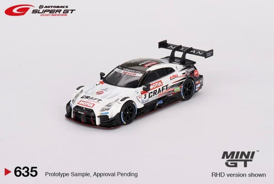 Mini GT Nissan GTR Nismo GT500 Craftsports Motul Super GT Series #635