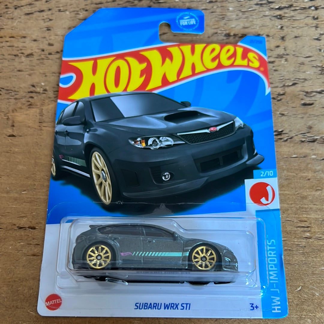 Hot Wheels Mainline US Card Subaru WRX STI Bad Card