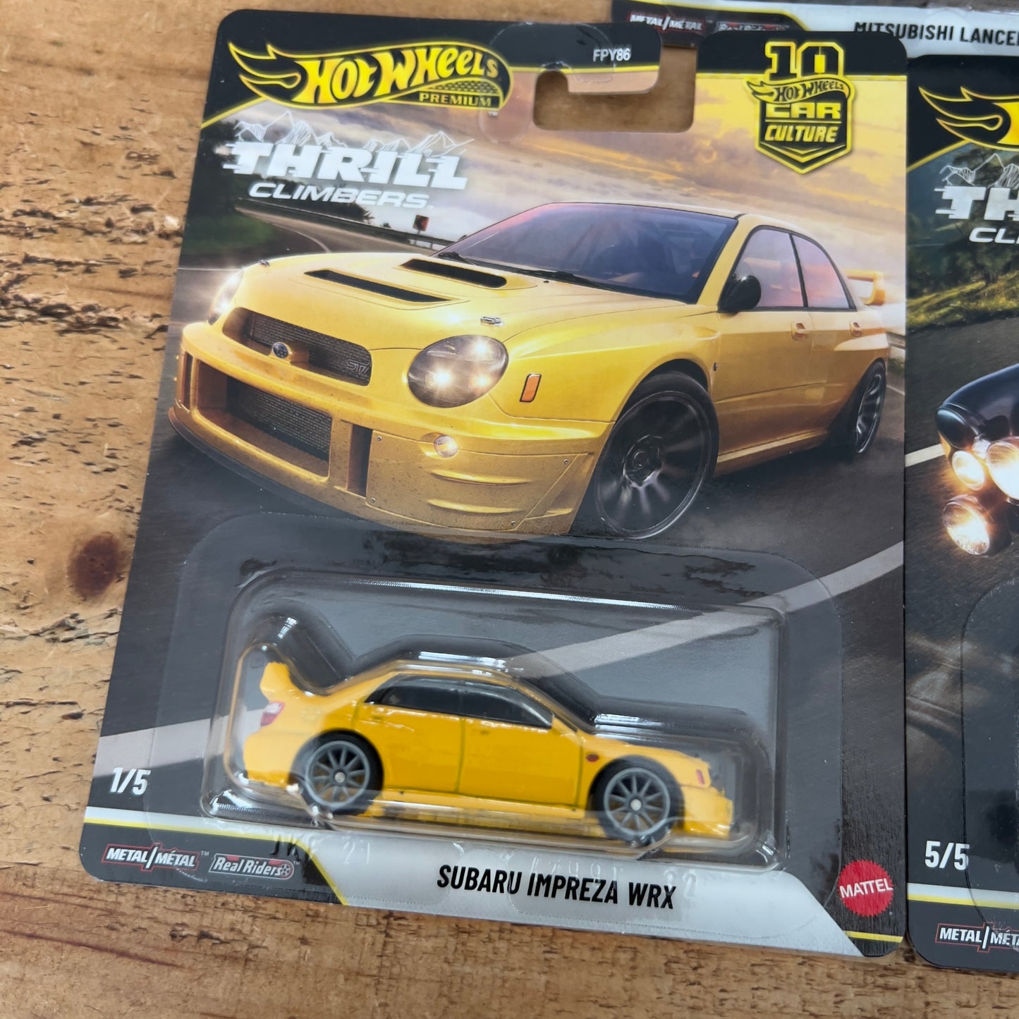 Hot Wheels Premium Thrill Climbers Full Set Of 5