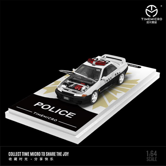 Time Micro Nissan Skyline R32 GTR Japanese Police Car