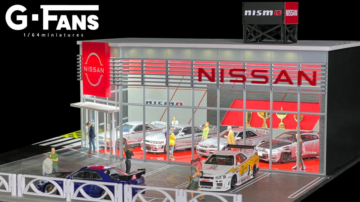 MoreArt Diorama Nissan Dealership