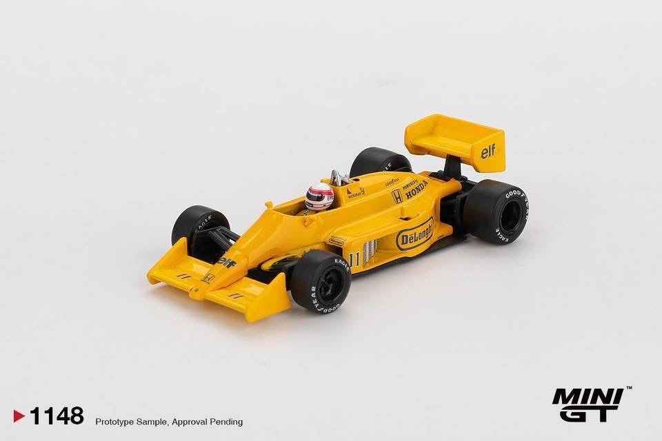 Mini GT Lotus 99T 1987 Monaco Grand Prix Satoru Nakajima #1148