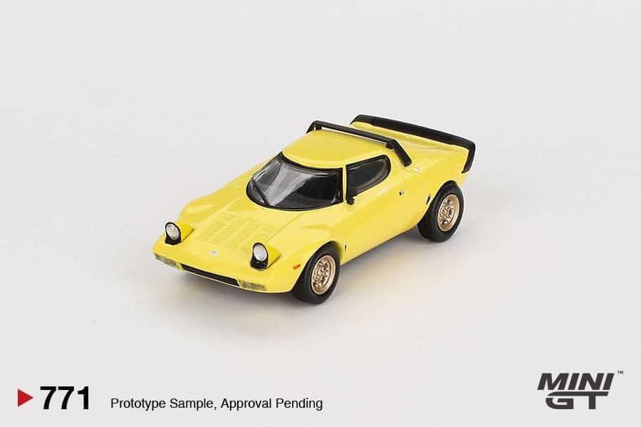 Mini GT Lancia Stratos HF Stradale Giallo Fly #771