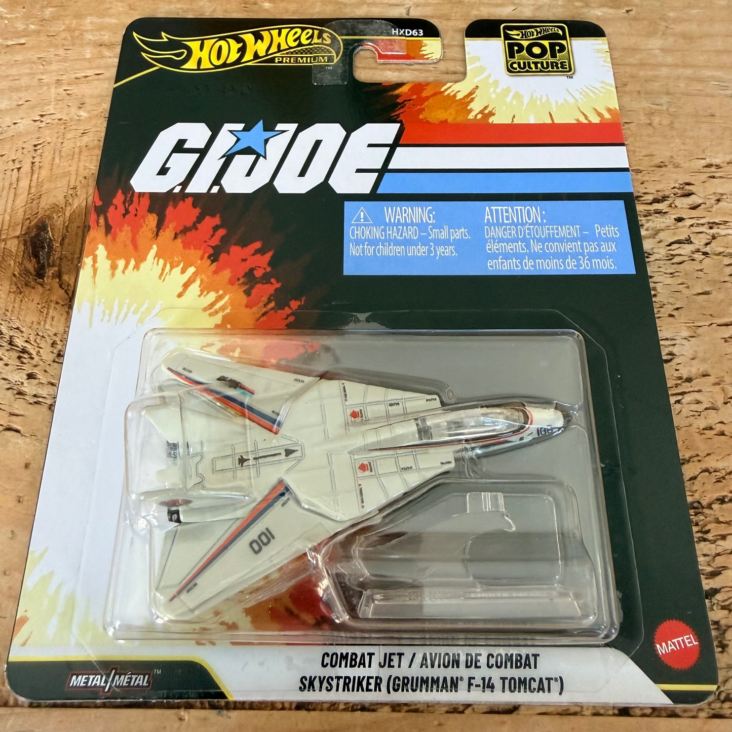 Hot Wheels Premium GI Joe Combat Jet Grumman F14 Tomcat
