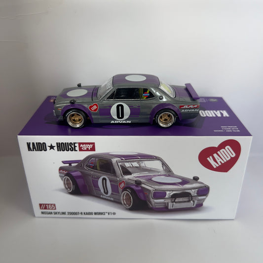 Mini GT x Kaido House Nissan Skyline 2000GTR V1 Chase #165