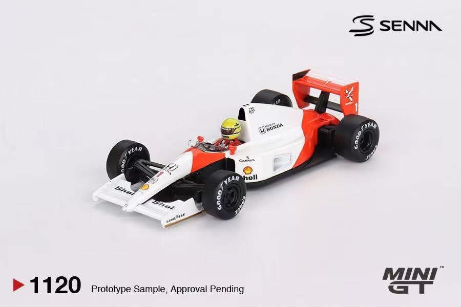 Mini GT McLaren MP4/6 1991 Japanese Grand Prix 2nd Place Aryton Senna #1120