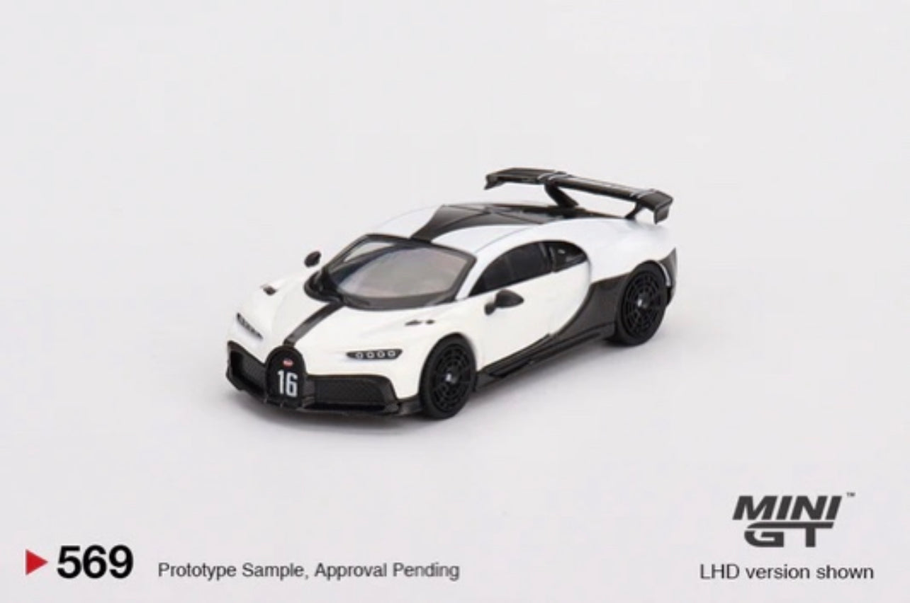 Mini GT Bugatti Chiron Super Sport White #569