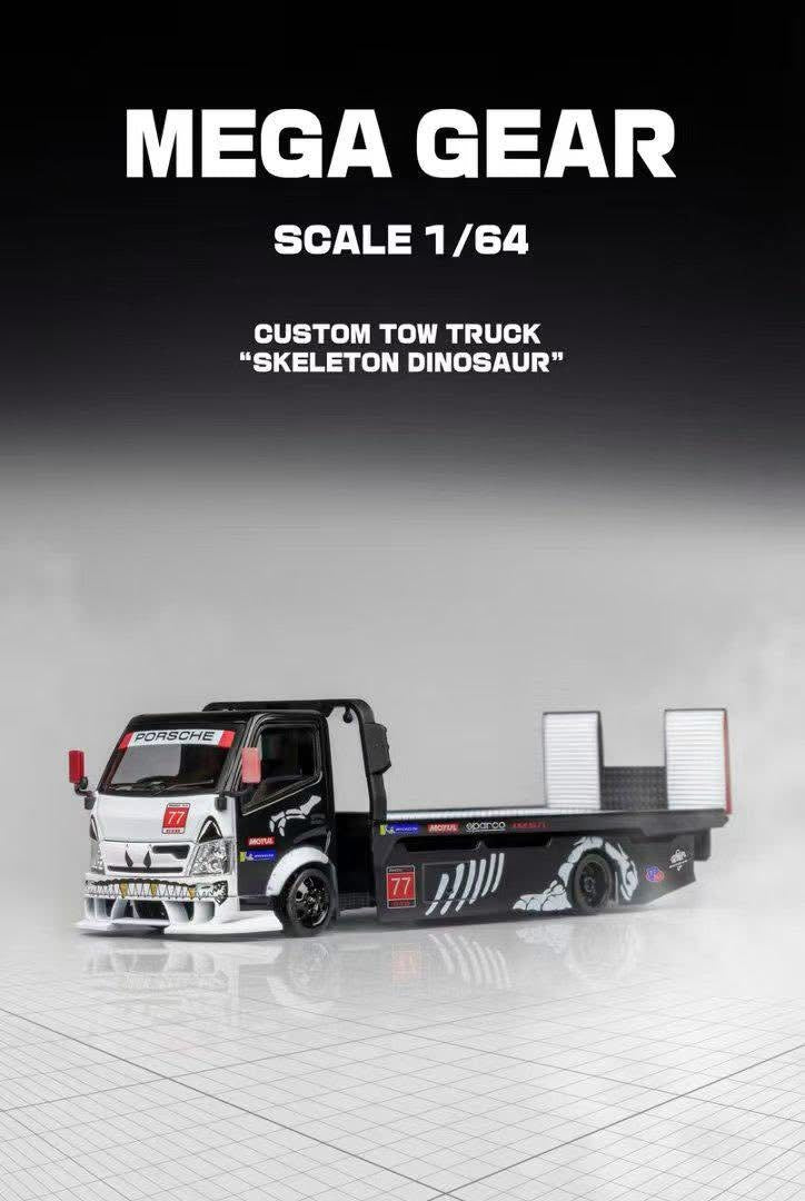 Mega Gear Custom Tow Truck Rexy Skeleton Dinosaur