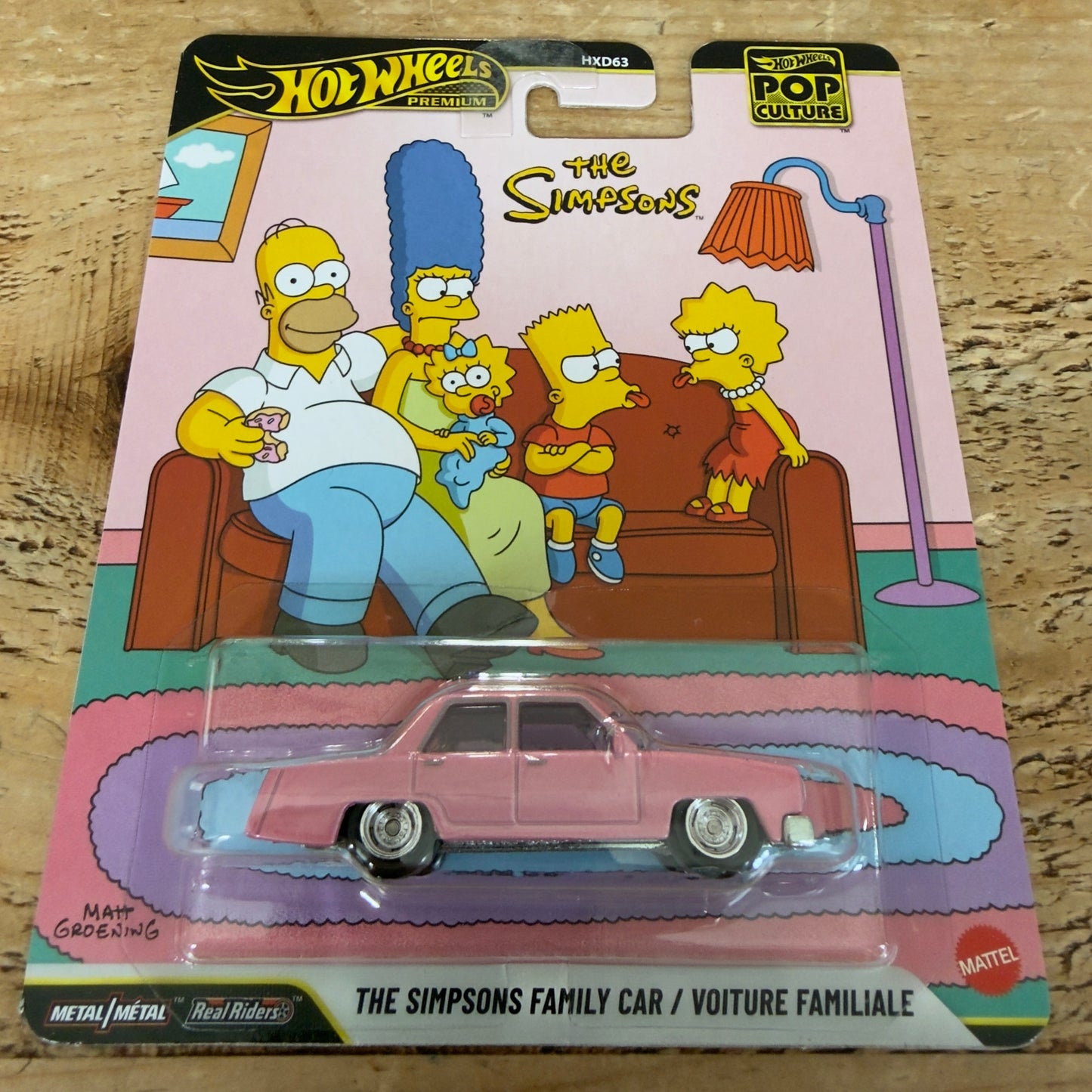 Hot Wheels Premium Pop Culture The Simpsons Family Car
