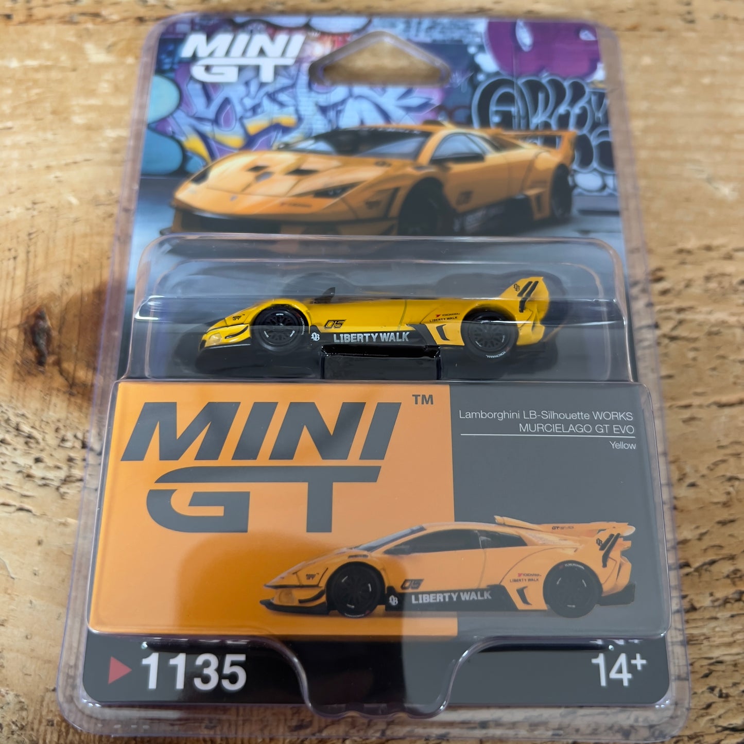 Mini GT Lamborghini LB Silhouette Works Murcielago GT Evo Blister #1135