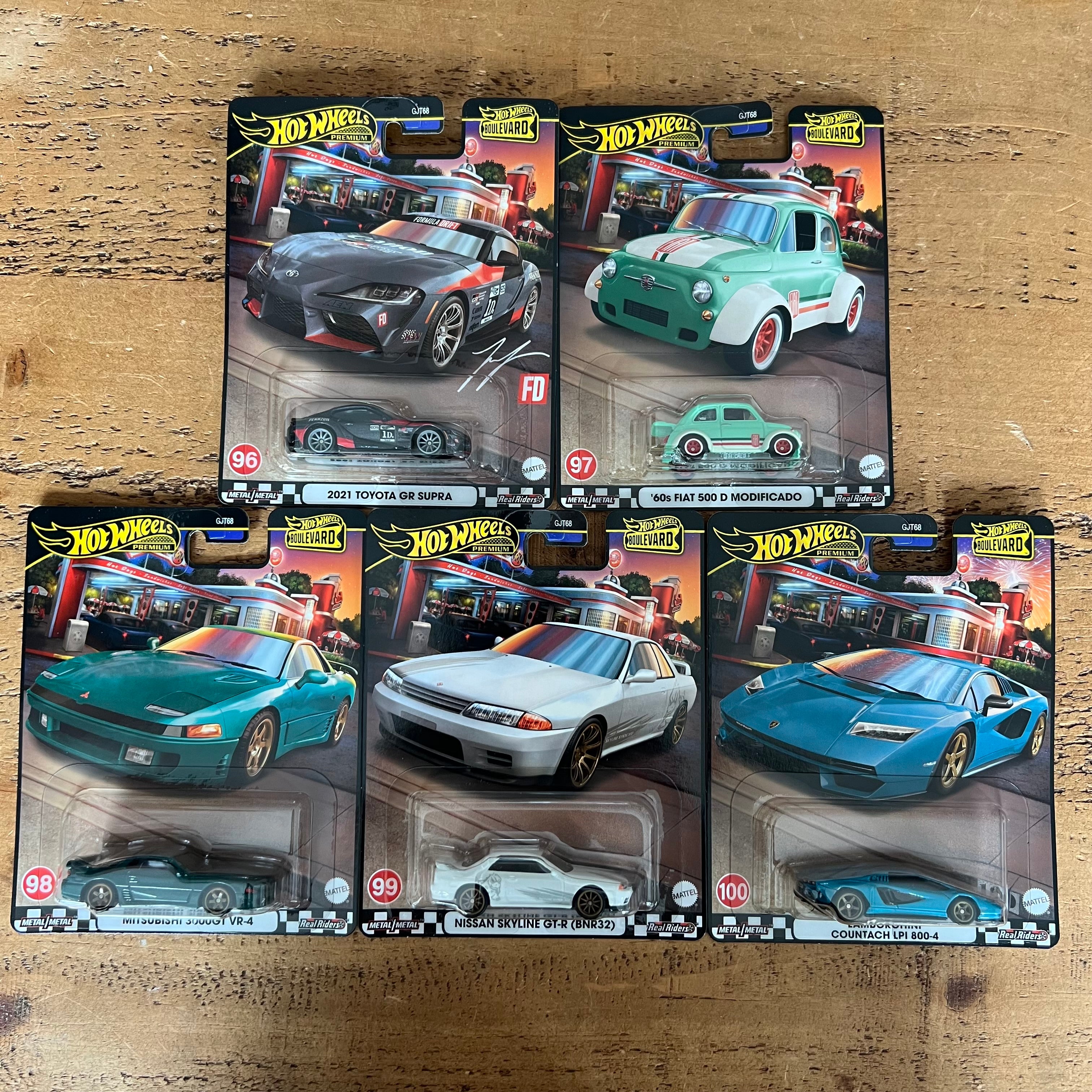 New Hot Wheels Boulevard, set of 5 deals