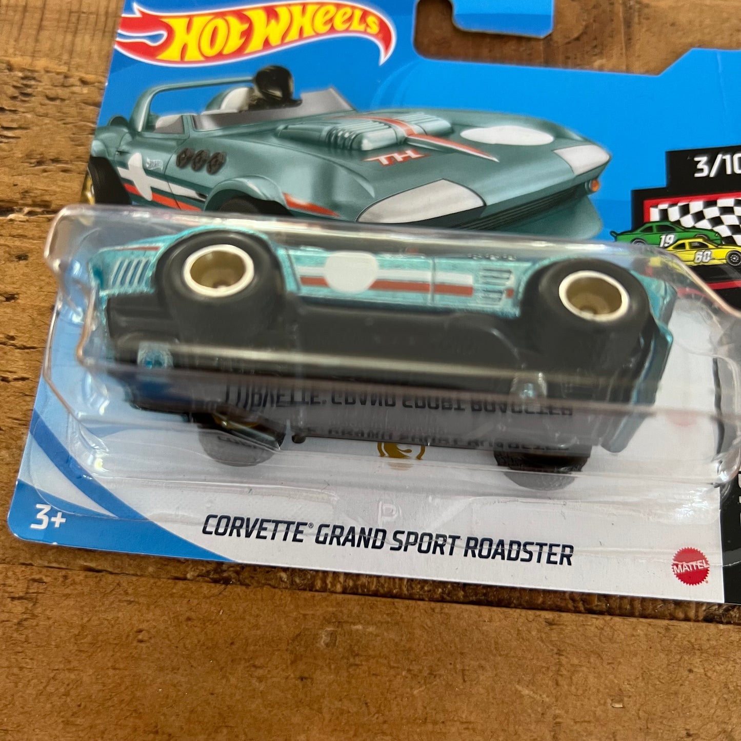 Hot Wheels Super Treasure Hunt Short Card Corvette Grand Sport Roadster